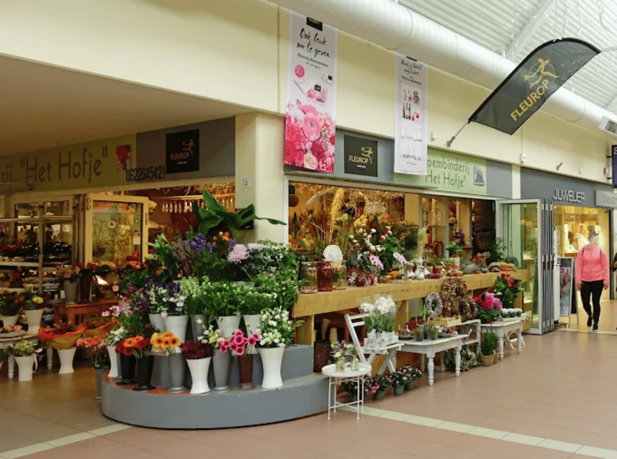 Bloemen bij Bloembinderij het Hofje