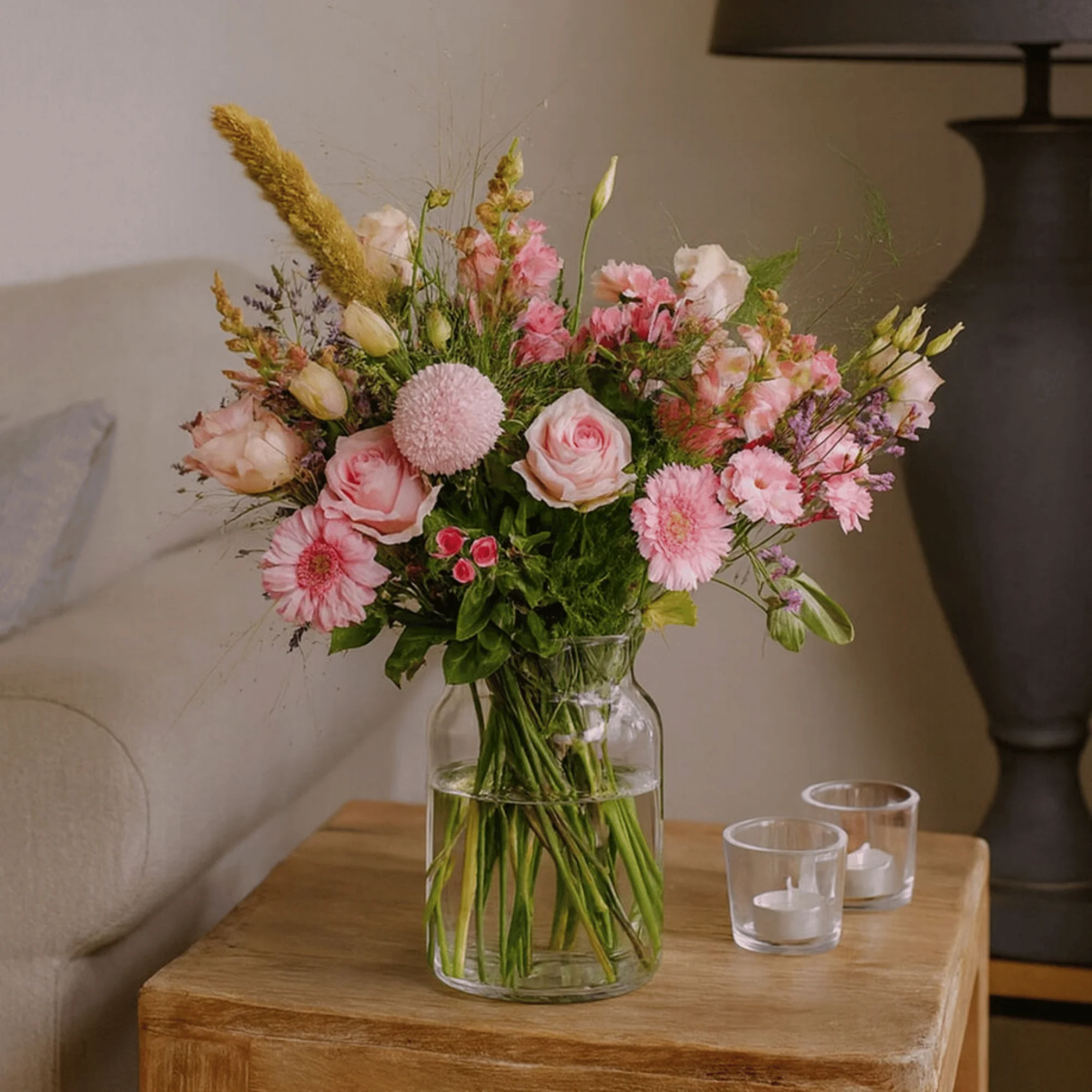 Rouwboeket — klassiek boeket